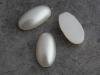 vintage white rice pearl cabochon 8/lot