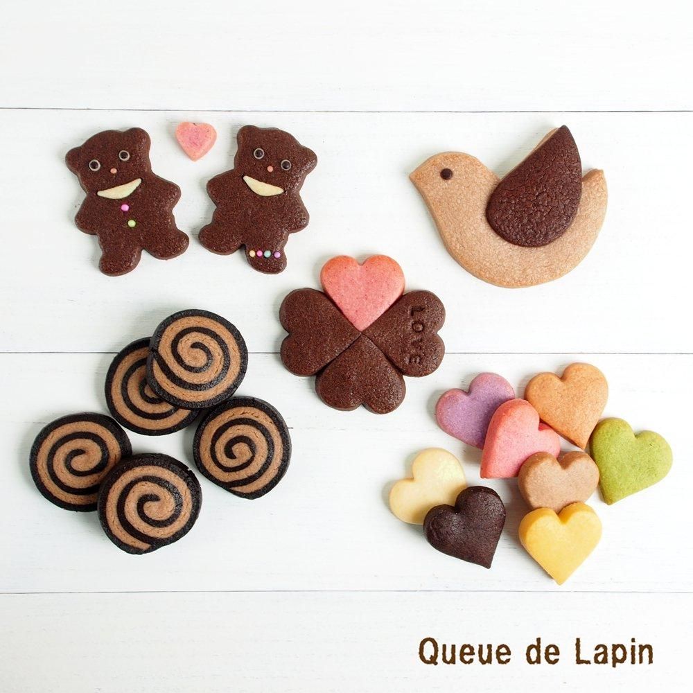 バレンタイン デザインクッキーギフト メッセージクッキーと季節の焼き菓子 Queue De Lapn クー ド ラパン バレンタイン デザインクッキーギフト メッセージクッキーと季節の焼き菓子 Queue De Lapn クー ド ラパン