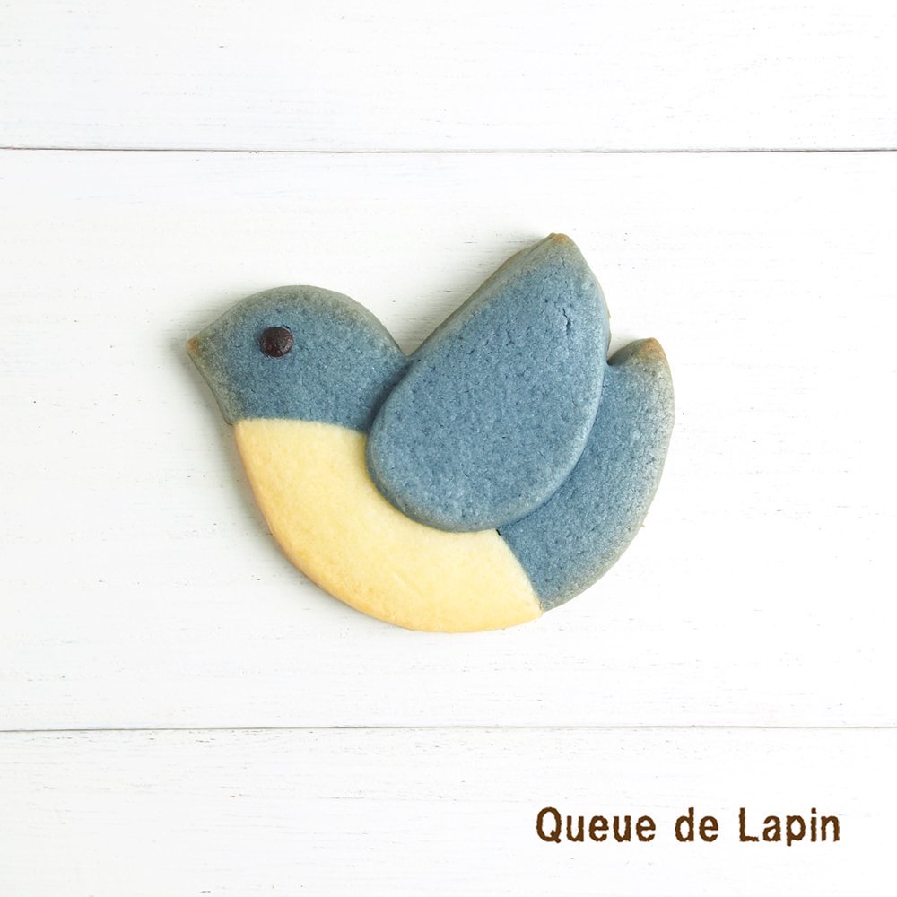 青い鳥クッキー メッセージクッキーと季節の焼き菓子 Queue De Lapin クー ド ラパン