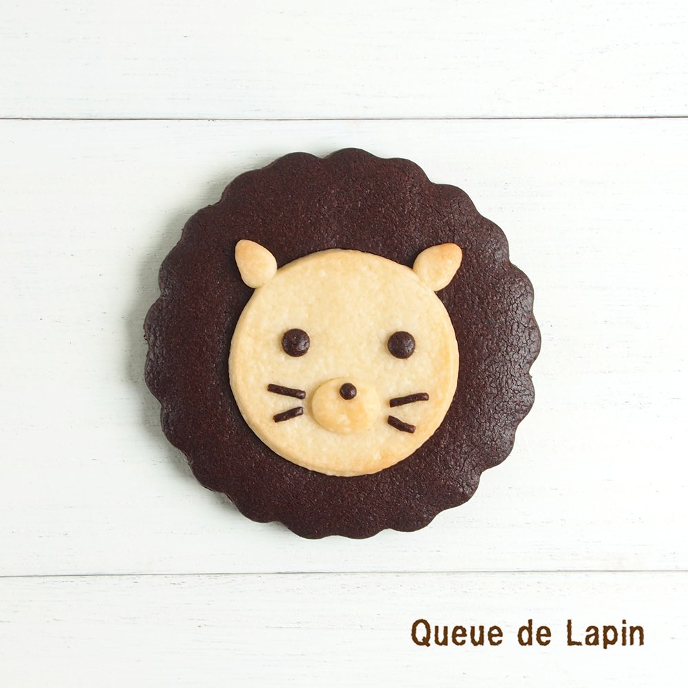 ライオン　クッキー - オーダーメイドのカラフルクッキー　Queue de Lapin（クー・ド・ラパン）