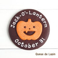 ハロウィン限定　オバケかぼちゃのメッセージクッキー