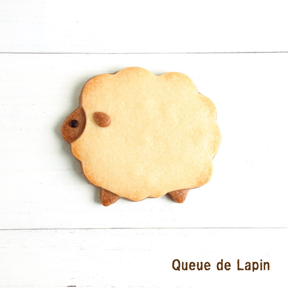 羊のクッキー - オーダーメイドのカラフルクッキー　Queue de Lapin（クー・ド・ラパン）