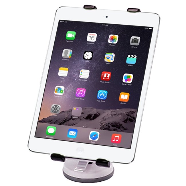 エフケイシステム 約7～13インチ対応(iPad mini～iPad Pro対応)タブレットPC 吸盤スタンド ホワイト - C.I.O. 本店