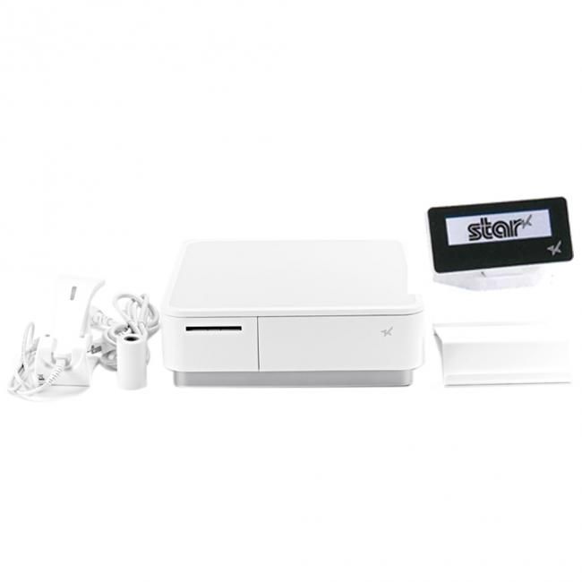 スター精密 キャッシュドロア一体型感熱式プリンター mCollection mPOP POP10-B1 WHT JP バーコードリーダー付 セット(カスタマーディスプレイ) - C.I.O. 本店 スター精密 キャッシュドロア一体型感熱式プリンター mCollection mPOP POP10-B1 WHT JP バーコードリーダー付 セット(カスタマーディスプレイ) - C.I.O. 本店