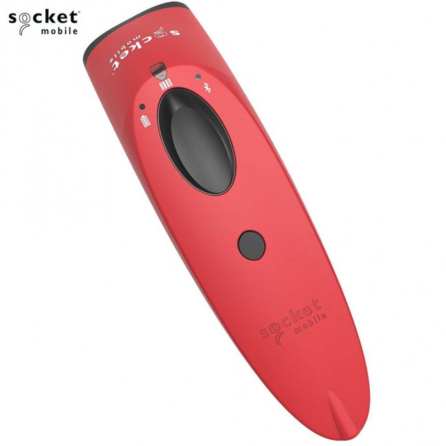 ソケットモバイル ワイヤレス 1D CCDバーコードリーダー SocketScan S700シリーズ CX3391-1849 Bluetooth接続 MFi認定 レッドの画像