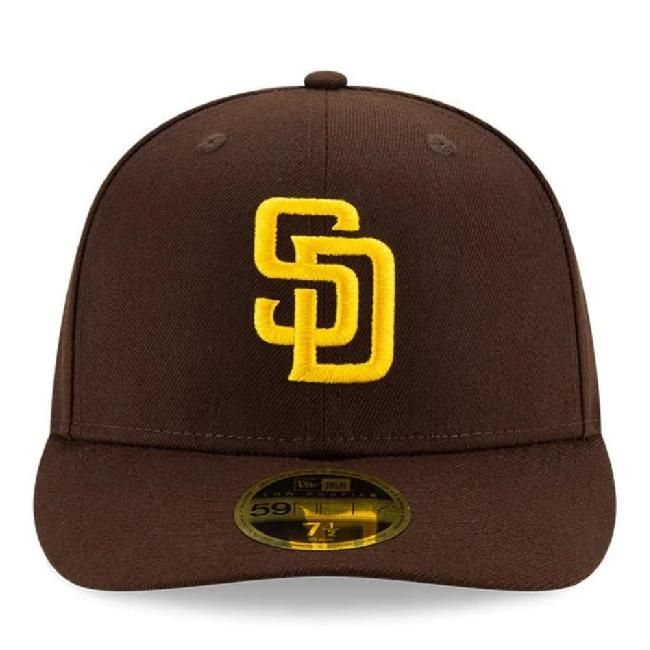 59FIFTY MLB Rear Logo サンディエゴ・パドレス バーントウッド