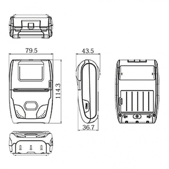 ̩ Х뷿Ǯץ󥿡 SM-S210i꡼ SM-S210I2-DB2-40 JP RS232C Bluetooth³ MFiǧ ֥å 1β