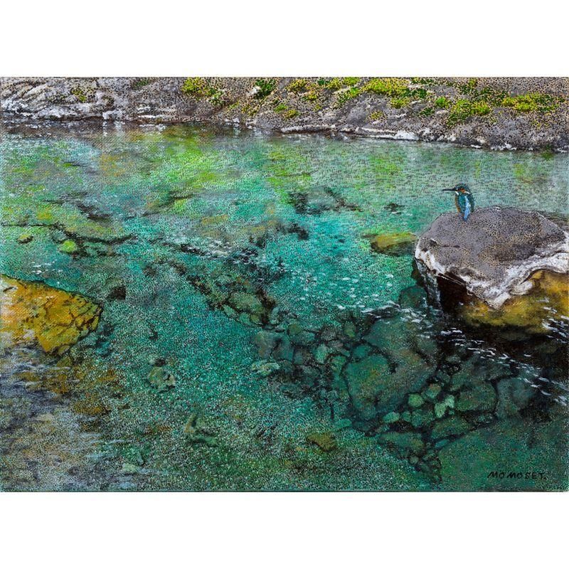 百瀬太虚 「水辺の詩」 油彩4号 - 一枚の繪オンラインショップ