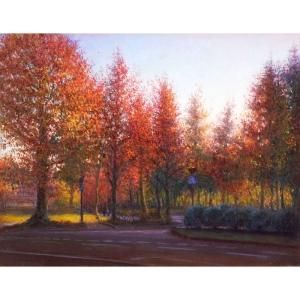 油彩画 石師崎 育くま 風景画 池田信雄