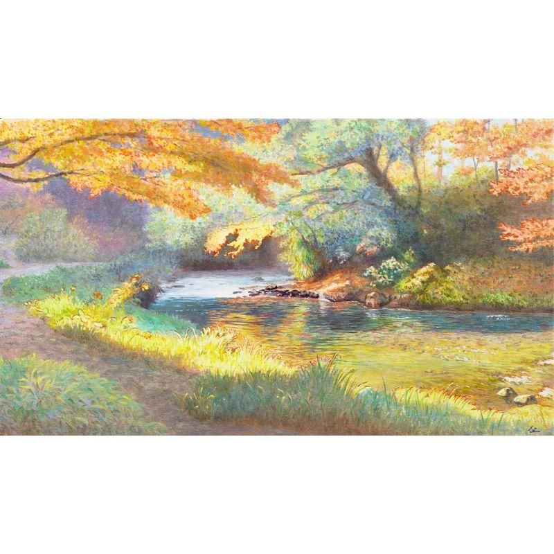 油絵 T.Suzuki / 鈴木 上州 武尊山 ○1380Y○ F6号 絵画 芸術品