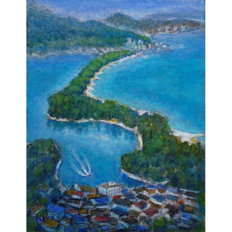 虹の橋　油彩画 i-img1200x962-