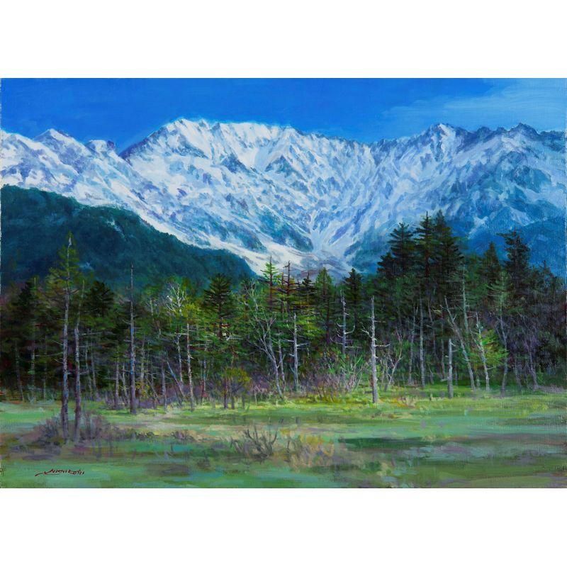 絵画 429 油絵/風景/京都の街景/織物屋/西陣/P10号 絵画
