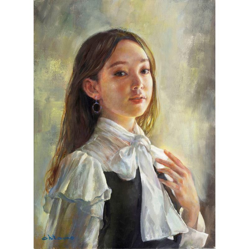 女性肖像画 油彩画 若い女性の頃のビクトリア女王の肖像（1819-1901）、1843-1901年頃