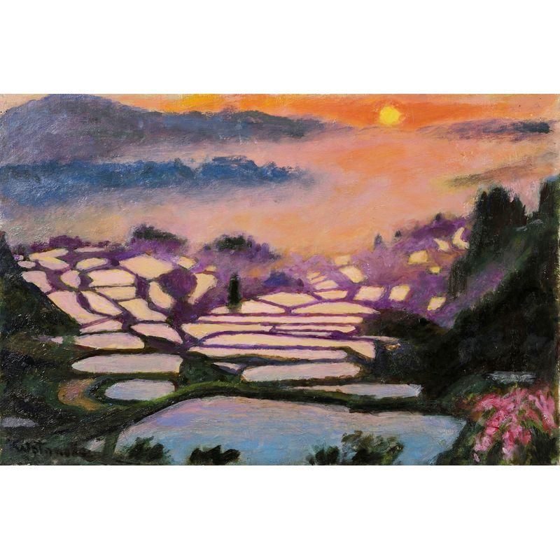 渡辺啓輔 「星峠」 油彩P6号 - 一枚の繪オンラインショップ