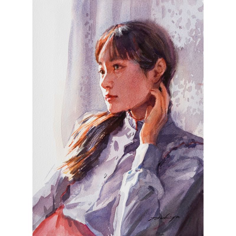 水彩画 イラスト 原画 忘れたくない想い出 - 絵画