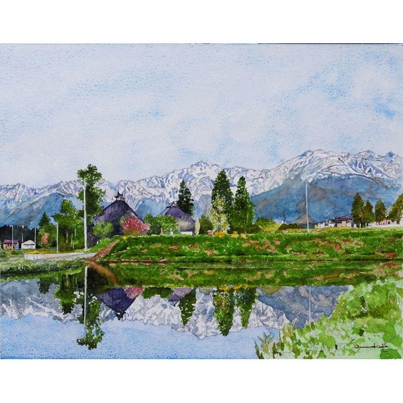 トウマページ　水彩画 Nov. 21, 2025 9 cm x 9 cm (app. 4