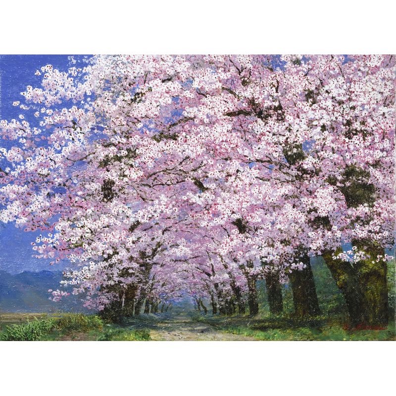 葛西俊逸 「春の日」 油彩４号 - 一枚の繪オンラインショップ