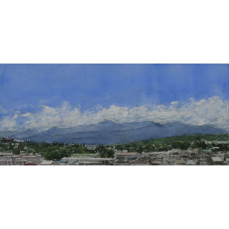 水彩画　印象　No.7 F8号 水彩画 印象 No.7 F8号
