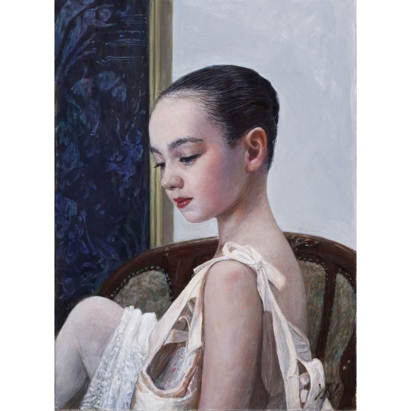 油彩人物画 メガネの男性 板に油 33cm×24cm 油彩人物画 メガネの男性 板に油 33cm×24cm 人物画 - 一枚