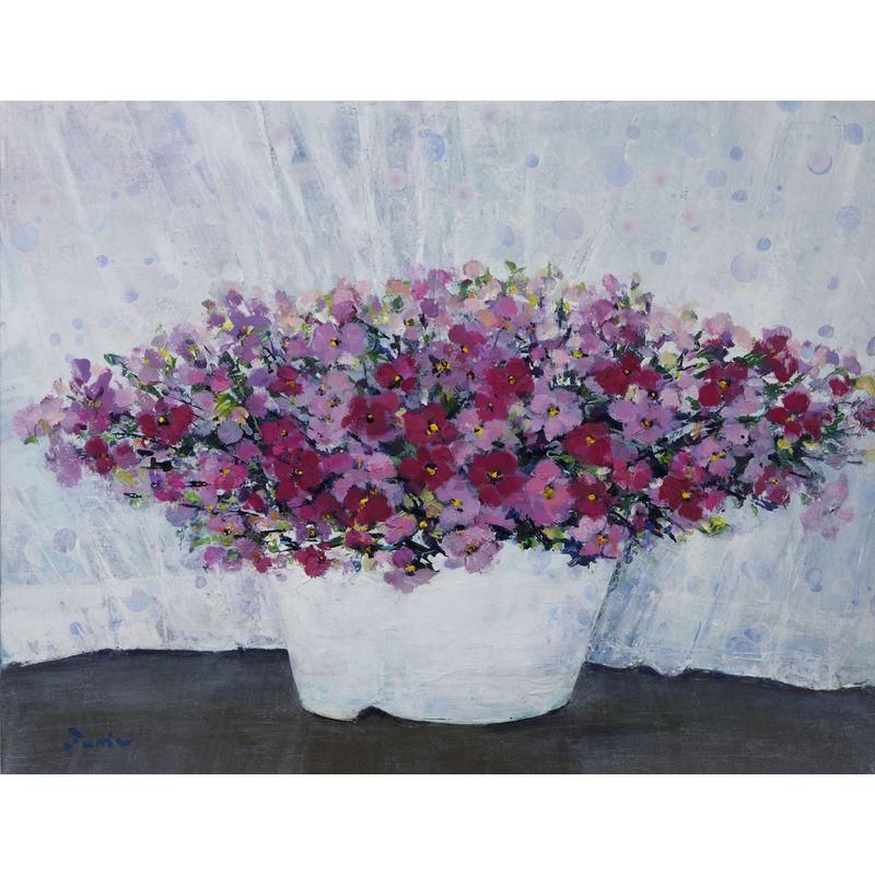 山内滋夫【夏の花籠】希少な額装用画集より、状態良好、新品高級