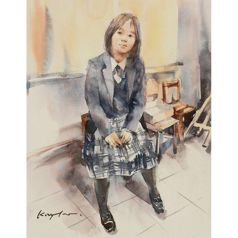 水彩画(人物)№211 水彩画(人物)№211 商品検索 - 一枚の繪オンラインショップ