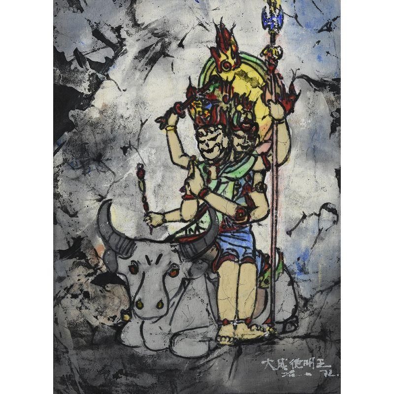 油彩人物画 メガネの男性 板に油 33cm×24cm 油彩人物画 メガネの