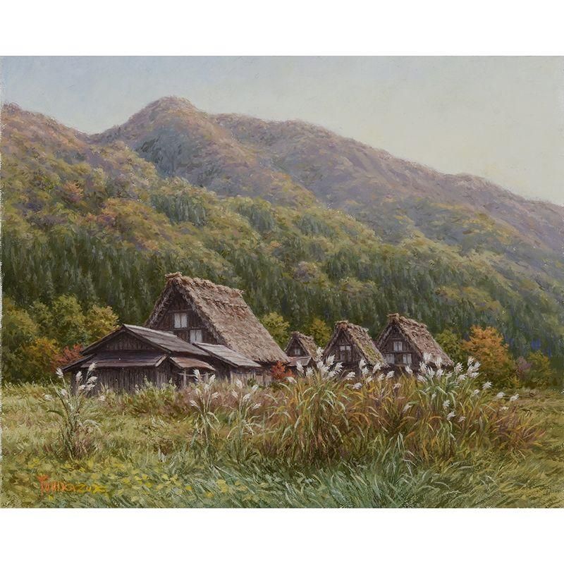 金子東日和　一枚の繪【遅春山峡（福島県下郷町）】油彩 8号 金子東日和 一枚の繪【遅春山峡（福島県下郷町）】油彩 8号 - メルカリ