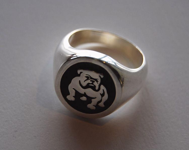 Original John BULLDOG RING SILVER