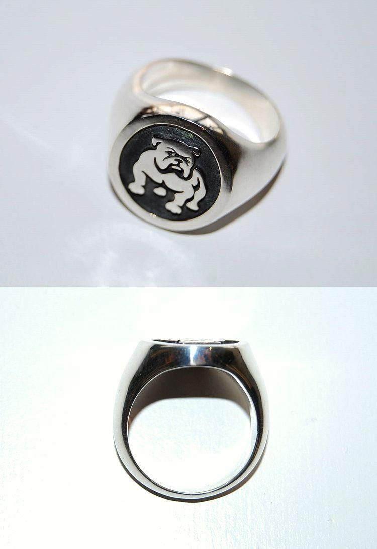 Original John BULLDOG RING SILVER