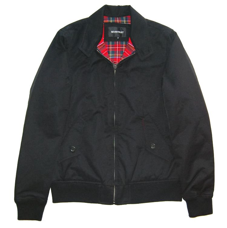 NEVERTRUST HARRINGTON JACKET（中綿入り） BLACK