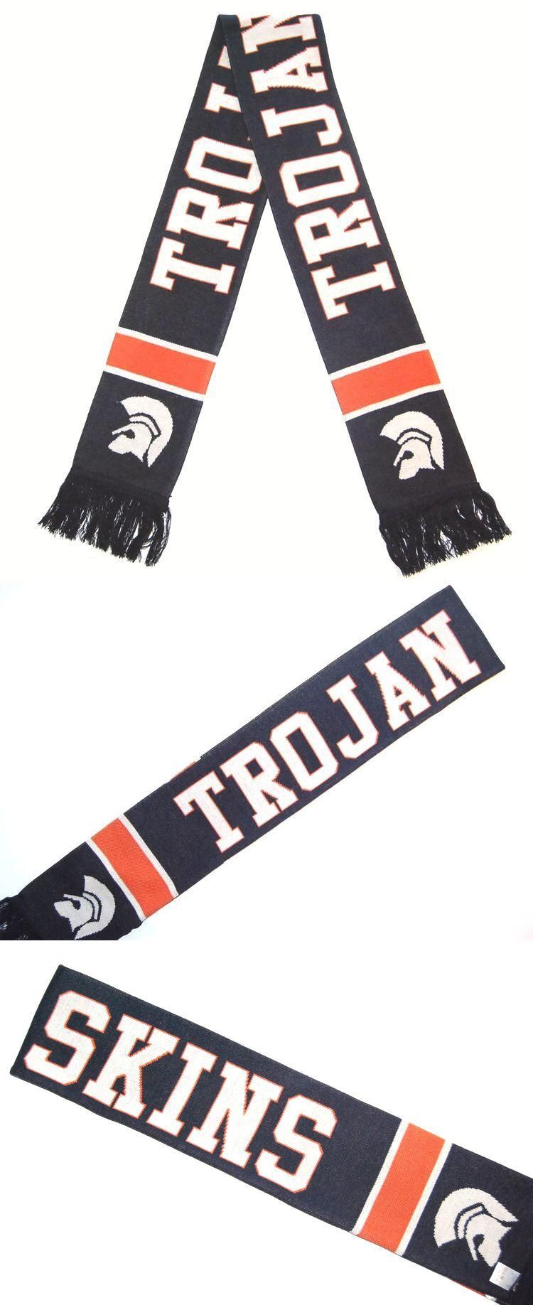 NEVERTRUST　　TROJAN　SKINS　STADIUM　MUFFLER　　NAVY