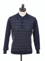 <img class='new_mark_img1' src='https://img.shop-pro.jp/img/new/icons22.gif' style='border:none;display:inline;margin:0px;padding:0px;width:auto;' />30% OFF ART GALLERYFRANKLINɡKNIT POLO SHIRTNAVY