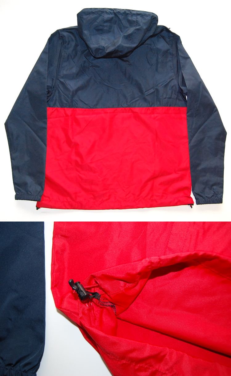 NEVERTRUST　　ANORAK　PARKA　 　NAVY×RED