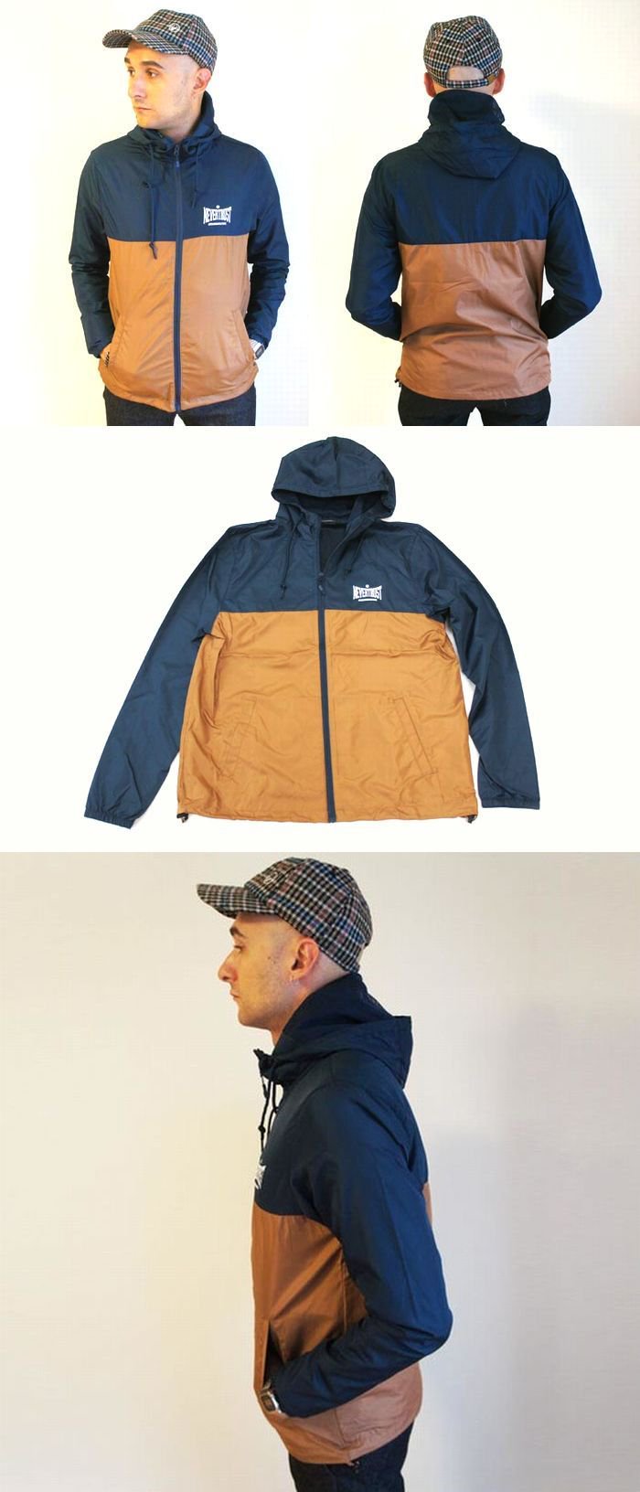 NEVERTRUST MANCHESTER PARKA NAVY×CAMEL