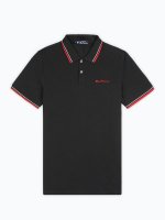 <img class='new_mark_img1' src='https://img.shop-pro.jp/img/new/icons50.gif' style='border:none;display:inline;margin:0px;padding:0px;width:auto;' />Ben ShermanTwin Tipped Polo ShirtBLACK