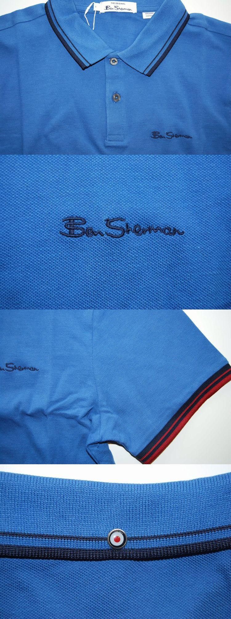 Ben Sherman　　Twin Tipped Polo Shirt　　BLUE