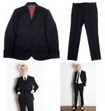 <img class='new_mark_img1' src='https://img.shop-pro.jp/img/new/icons57.gif' style='border:none;display:inline;margin:0px;padding:0px;width:auto;' />Original John 3B JACKET & NARROW TROUSERSBLACK