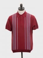 <img class='new_mark_img1' src='https://img.shop-pro.jp/img/new/icons8.gif' style='border:none;display:inline;margin:0px;padding:0px;width:auto;' />ART GALLERYTONYɡS/S STRIPE KNITTED POLO SHIRTWINE