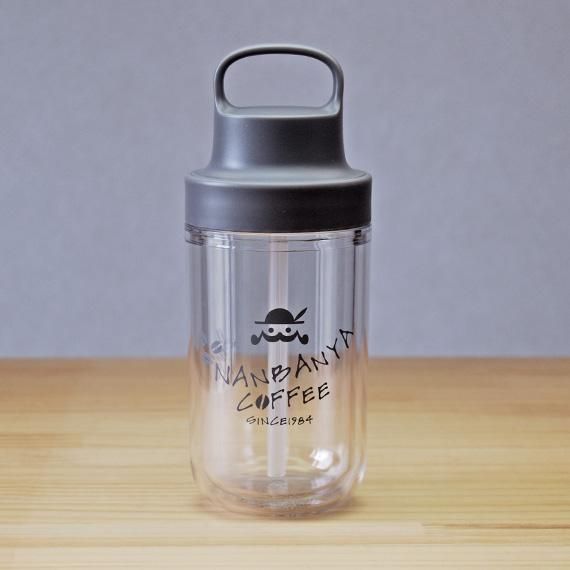 南蛮屋ロゴ入り KINTO トゥーゴーボトル 360ml - グレー