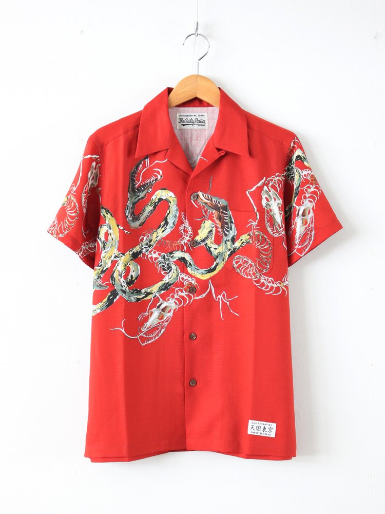アロハシャツ / COBRA S/S HAWAIIAN SHIRT RED