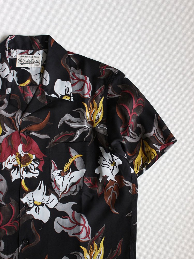 オンライン卸し売り WACKO MARIA JAMAICA FLOWER S/S HAWAIIAN シャツ