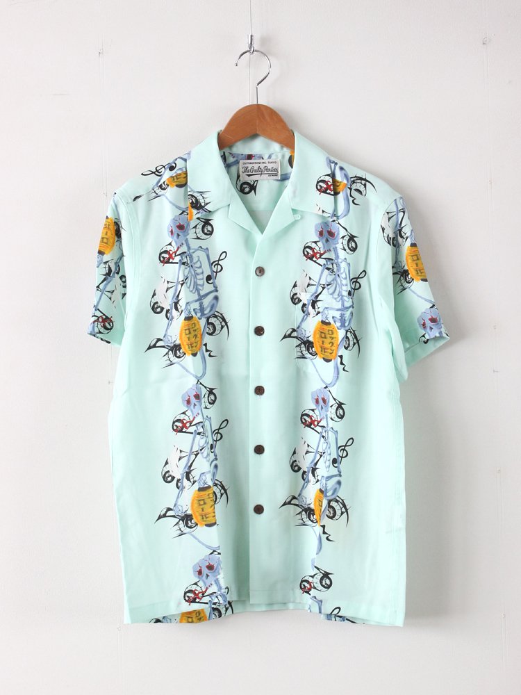 アロハシャツ / WOLF'S HEAD | PRINTED MONSTER S/S HAWAIIAN SHIRT (TYPE  2-EYE&SKULL) MINT