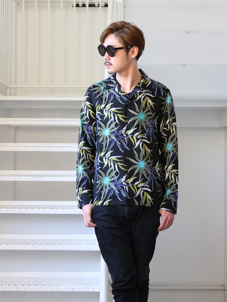 ワコマリアWACKOMARIA□PRINTED FLOWER S/S シャツ www.krzysztofbialy.com