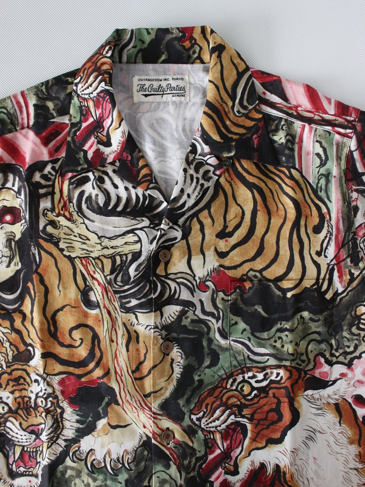 アロハシャツ / TIM LEHI | HAWAIIAN SHIRT (TYPE 1) REAPER TIGER