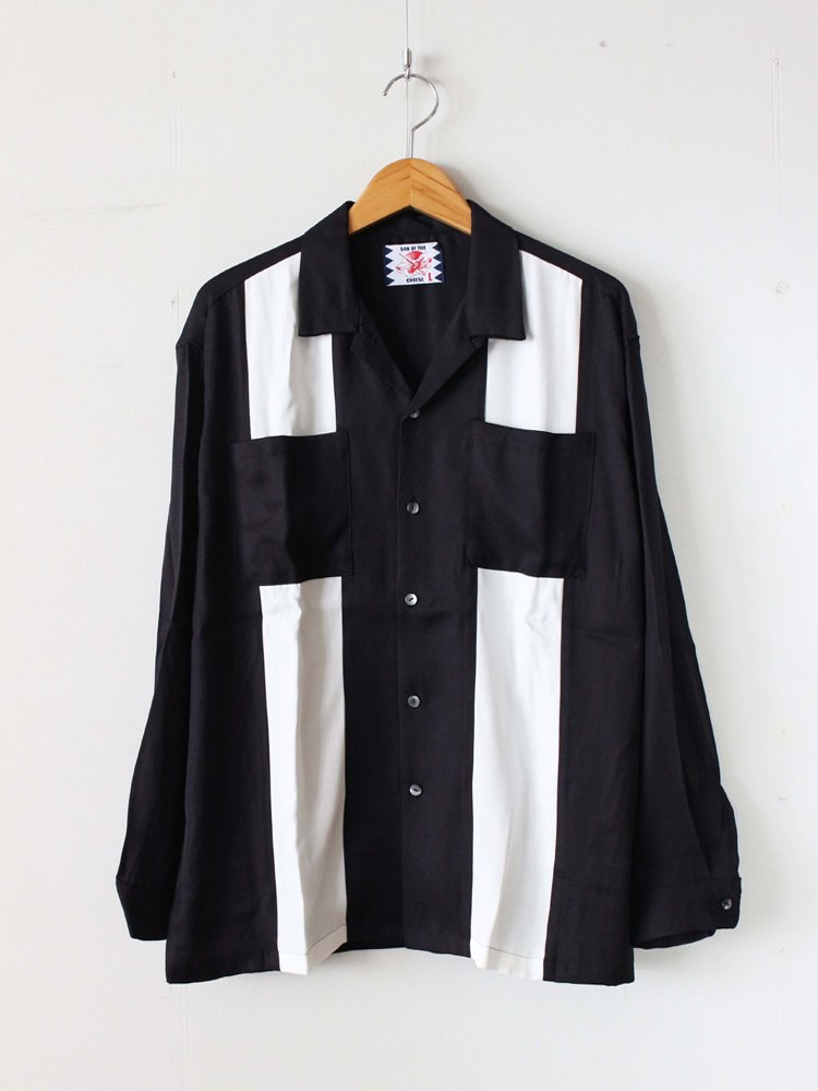 SON OF THE CHEESE｜bowling shirt #BLACK
