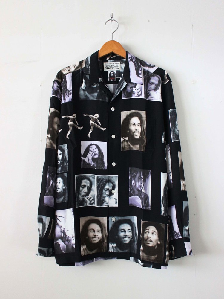 アロハシャツ / BOB MARLEY | HAWAIIAN SHIRT BLACK