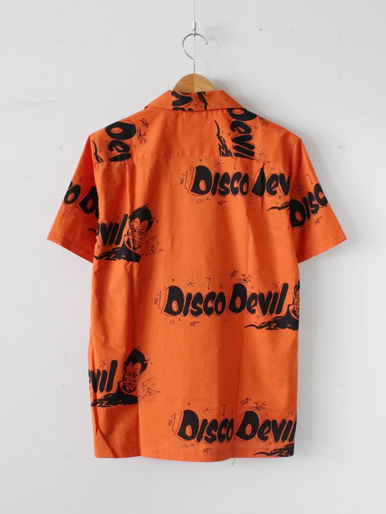 アロハシャツ / JAMAICAN MUSIC CAPSULE COLLECTION | DISCO DEVIL S/S HAWAIIAN SHIRT  (TYPE 1) ORANGE