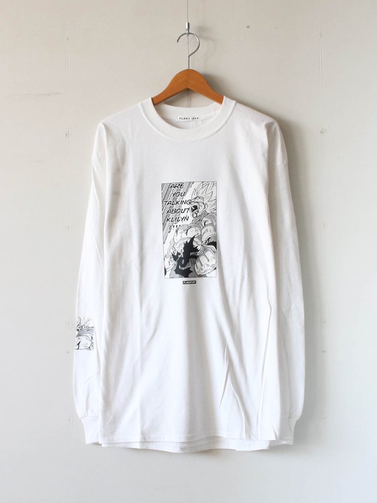 F-LAGSTUF-F｜DRAGON BALL | SUPER SAIYANS L/S TEE #WHITE [19AW-FS-DB-04]