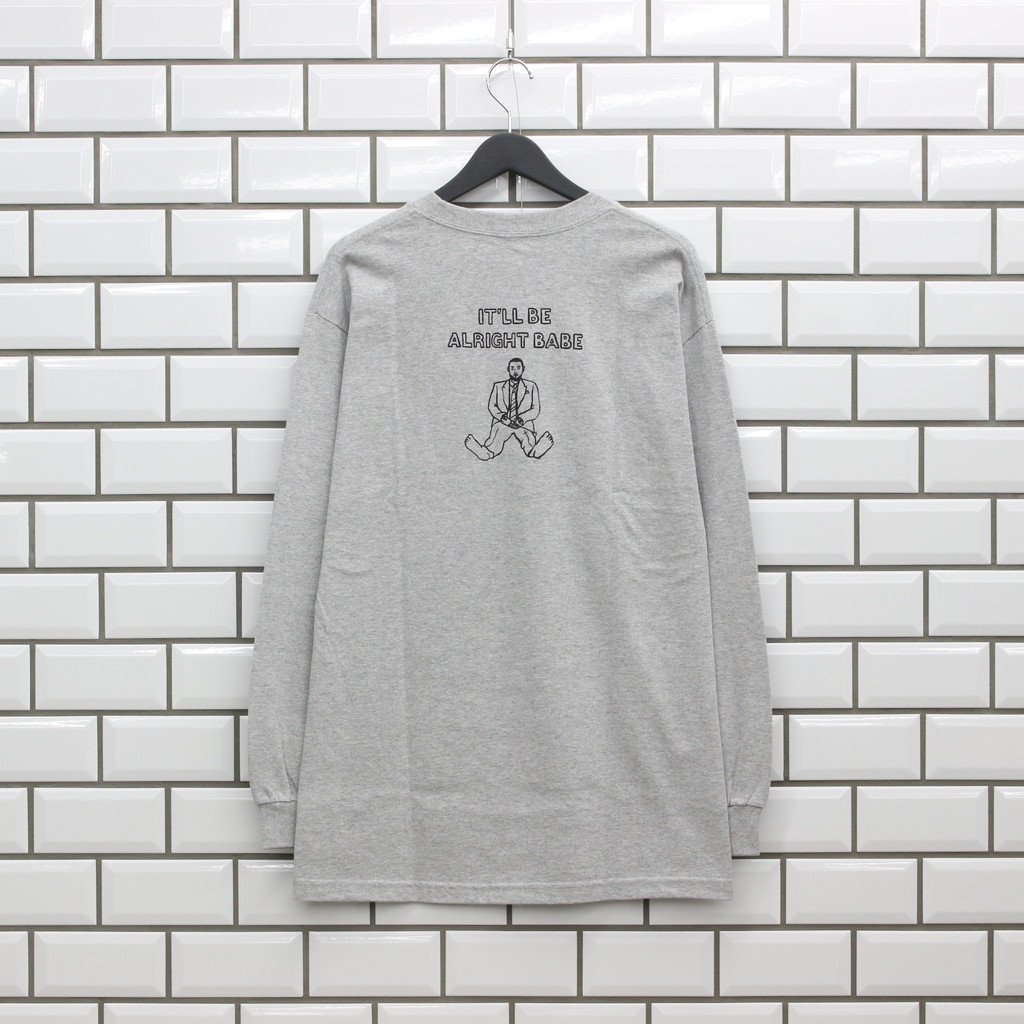 HOLE AND HOLLAND｜BABE LS TEE #HEATHER GREY [HH19F32]