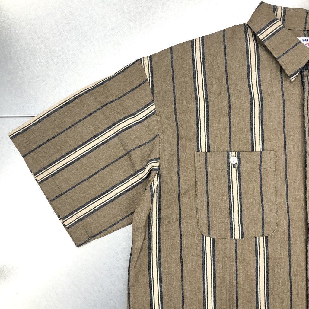 SON OF THE CHEESE | サノバチーズ SWITCHING SHIRT #BEIGE [SC2010-SH05]